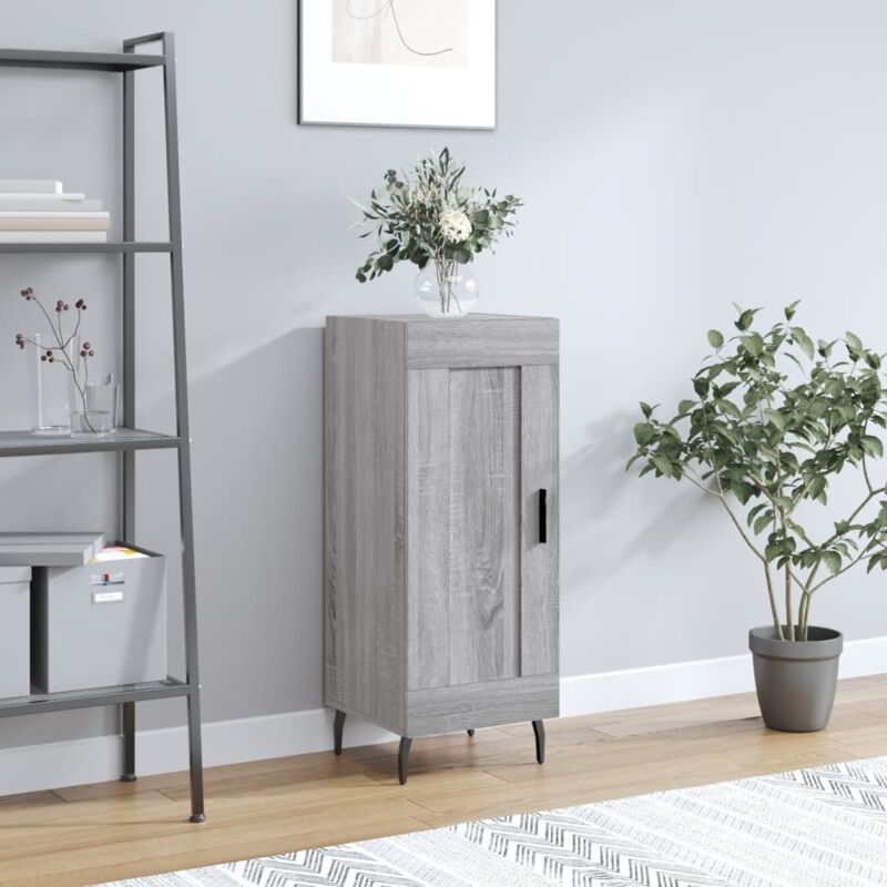 Sideboard Grey Sonoma 34.5x34x90 cm Engineered Wood Vidaxl Grey