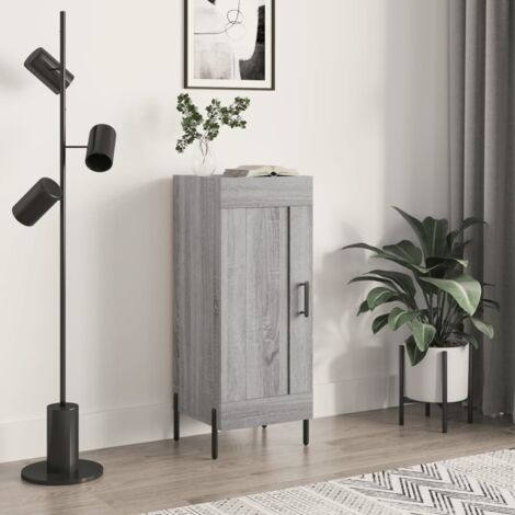 Sideboard Grey Sonoma 34.5x34x90 cm Engineered Wood vidaXL