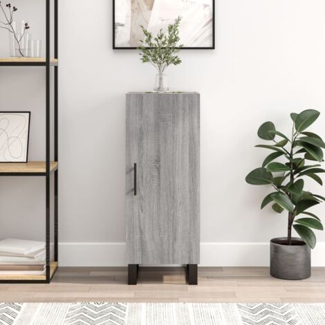 Sideboard Grey Sonoma 34.5x34x90 cm Engineered Wood vidaXL