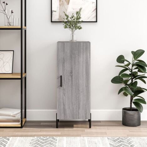 Sideboard Grey Sonoma 34.5x34x90 cm Engineered Wood vidaXL