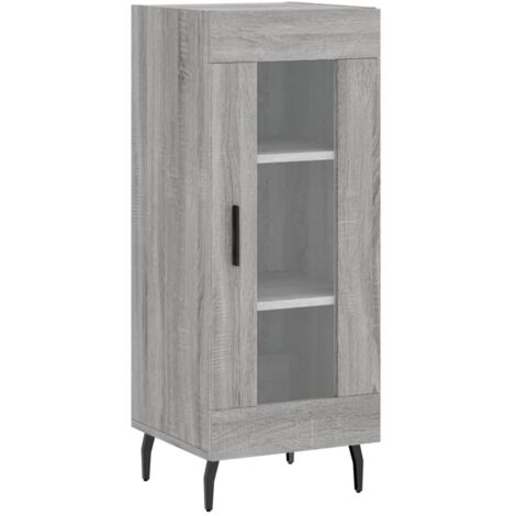 Sideboard Grey Sonoma 34.5x34x90 cm Engineered Wood vidaXL
