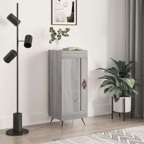 Sideboard Grey Sonoma 34.5x34x90 cm Engineered Wood vidaXL