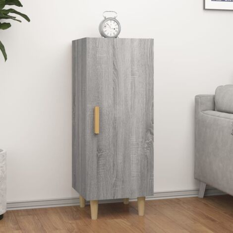 Sideboard Grey Sonoma 34.5x34x90 cm Engineered Wood vidaXL