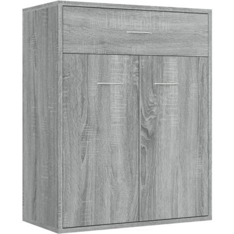 Sideboard Grey Sonoma 60x30x75 cm Engineered Wood vidaXL