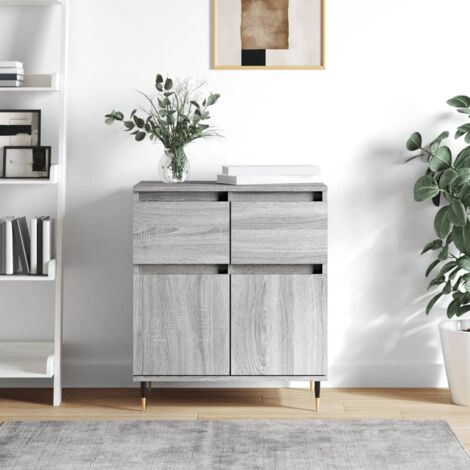 Sideboard Grey Sonoma 60x35x70 cm Engineered Wood vidaXL