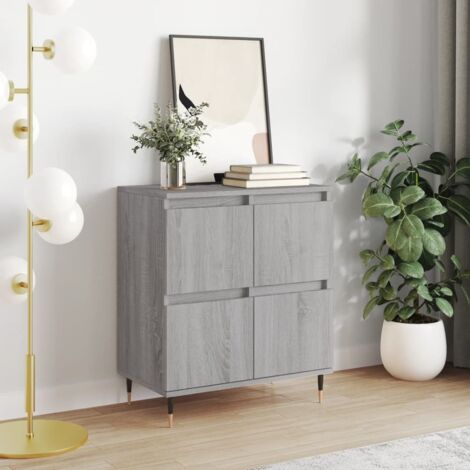 Sideboard Grey Sonoma 60x35x70 cm Engineered Wood vidaXL