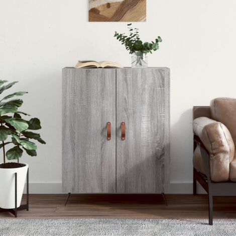 Sideboard Grey Sonoma 69.5x34x90 cm Engineered Wood vidaXL