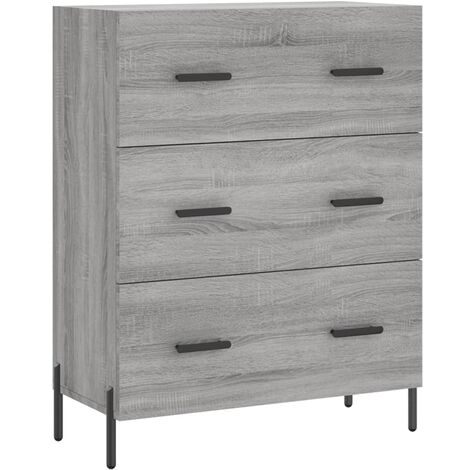Sideboard Grey Sonoma 69.5x34x90 cm Engineered Wood vidaXL