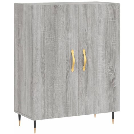 Sideboard Grey Sonoma 69.5x34x90 cm Engineered Wood vidaXL