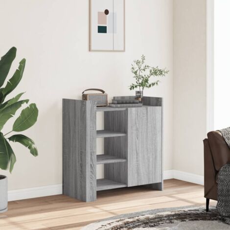 Sideboard Grey Sonoma 73.5x35x75 cm Engineered Wood vidaXL
