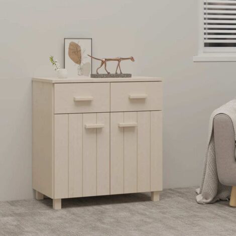 Sideboard HAMAR Honey Brown 79x40x80 cm Solid Wood Pine vidaXL