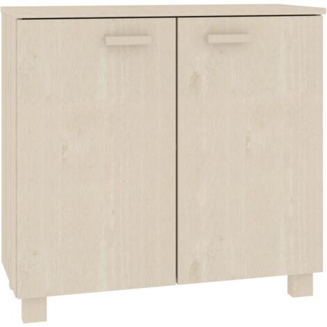 Sideboard HAMAR Honey Brown 85x35x80 cm Solid Wood Pine vidaXL