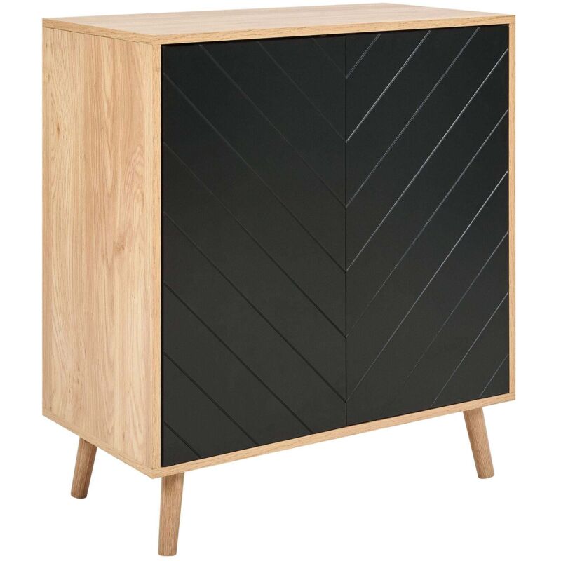 Beliani Schrank Bristow Schwarz