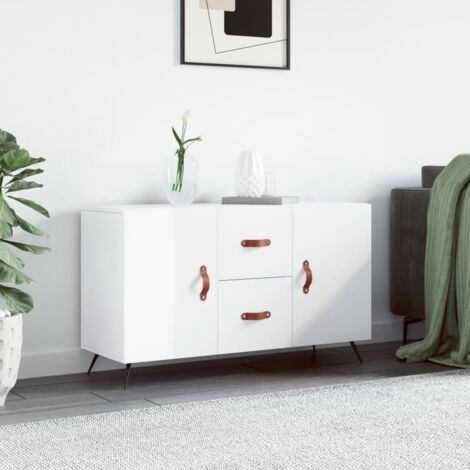 Sideboard High Gloss White 100x36x60 cm Engineered Wood vidaXL