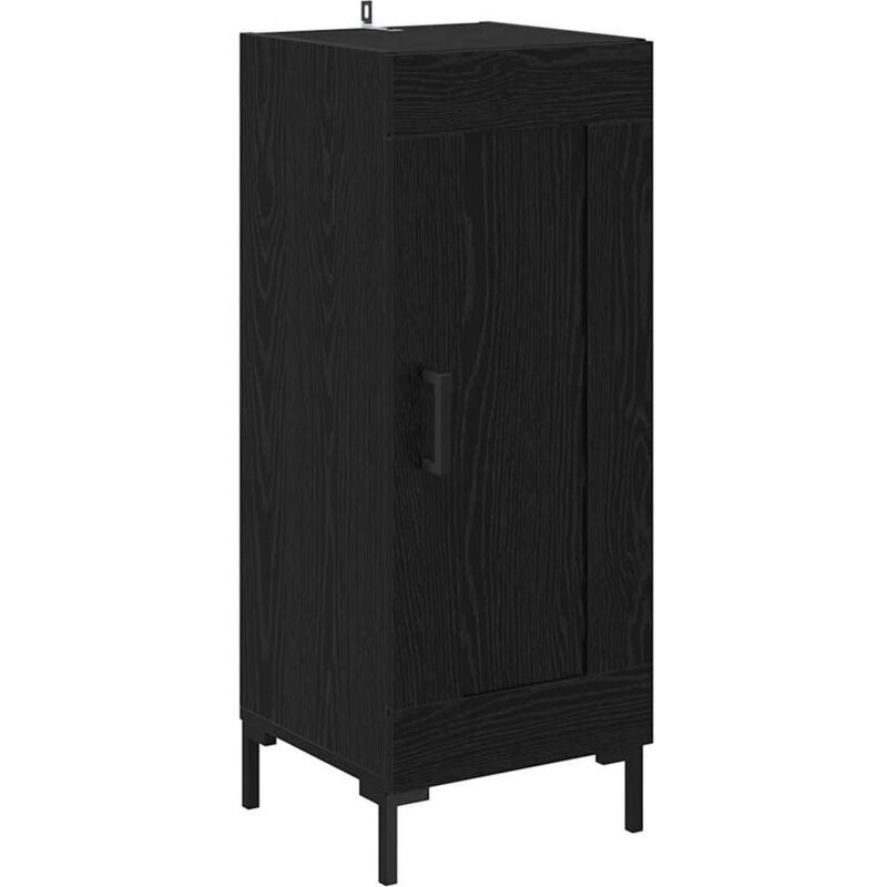 Sideboard Olden Schwarz Eichen-optik 34, 5 X 34 X 90 Cm Vidaxl