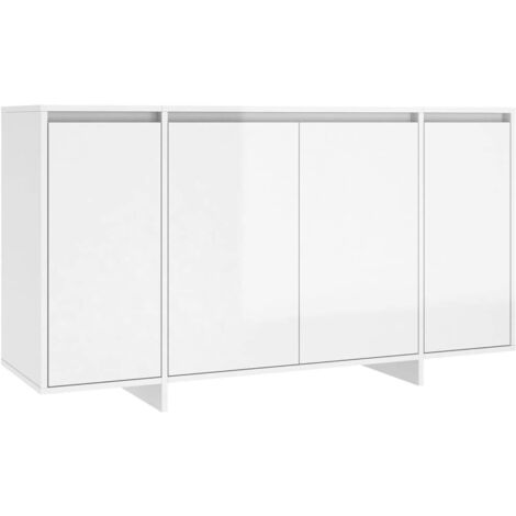 Sideboard Hochglanz-Weiß 135x41x75 cm Holzwerkstoff vidaXL