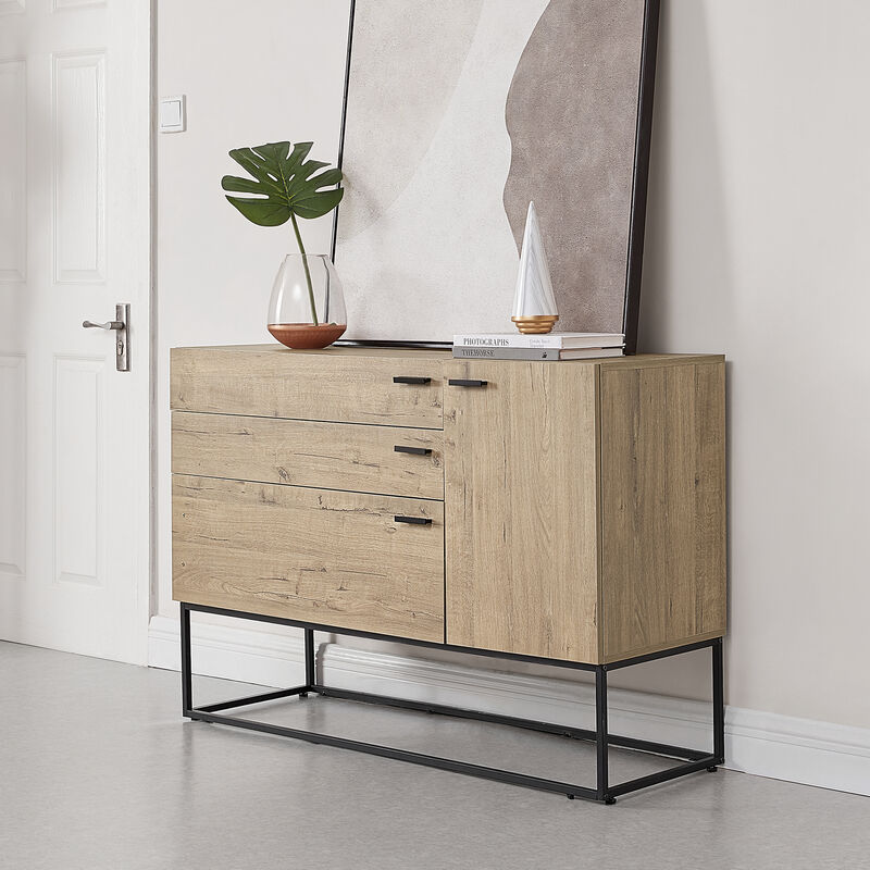 Sideboard Hylte 115x40x79cm Eicheoptik