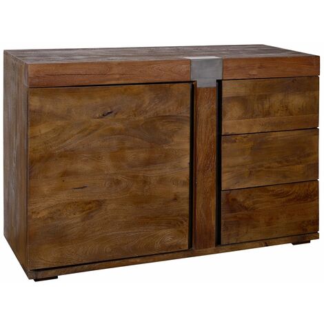 Sideboard Mango 115x45x75 braun lackiert Amsterdam 09