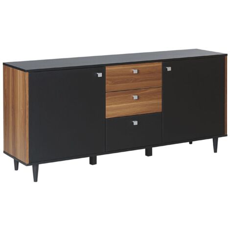 Sideboard mit 2 Türen KURO Schwarz