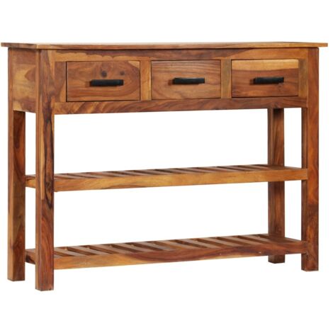 Sideboard mit 3 Schubladen 110x30x80 cm Massivholz Akazie vidaXL