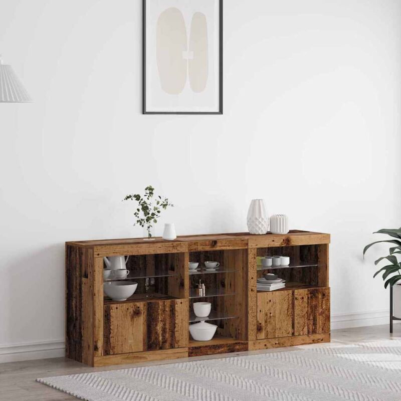 Sideboard Altholz 162 X 37 X 67 Cm Holzwerkstoff Vidaxl