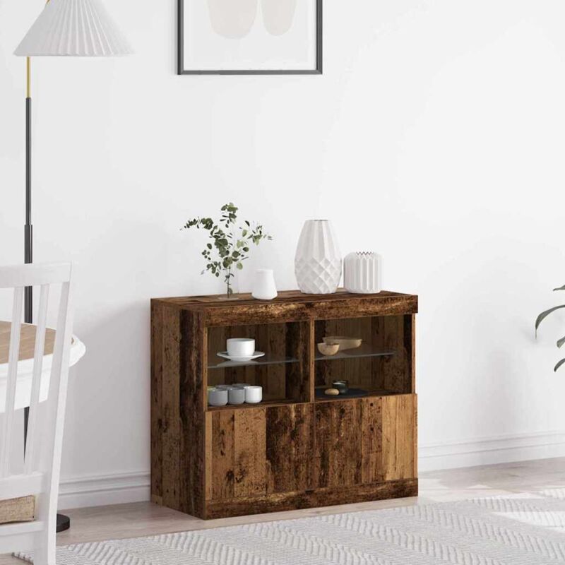 Sideboard Braun 81 X 37 X 67 Cm Holzwerkstoff Vidaxl