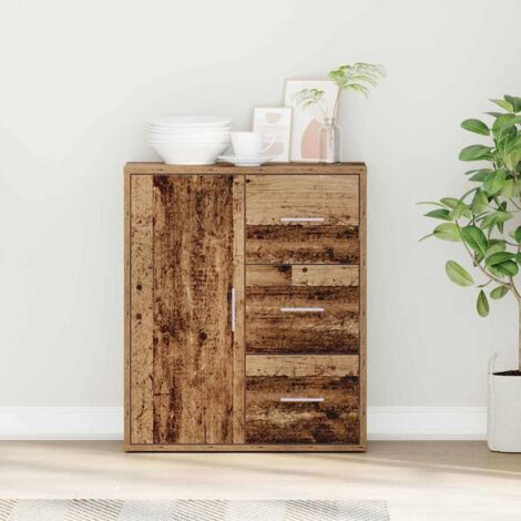 Sideboard mit Schubladen Altholz 60 x 31 x 70 cm Holzwerkstoff vidaXL