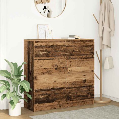 Sideboard Old Wood 100x35x99 cm Engineered Wood vidaXL