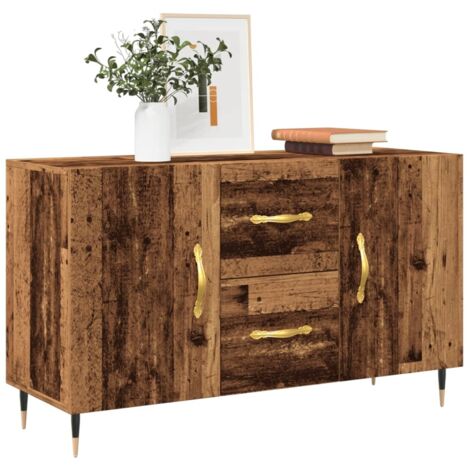 Sideboard Old Wood 100x36x60 cm Engineered Wood vidaXL