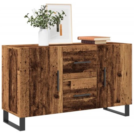 Sideboard Old Wood 100x36x60 cm Engineered Wood vidaXL