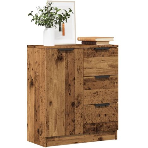 Sideboard Old Wood 60x30x70 cm Engineered Wood vidaXL