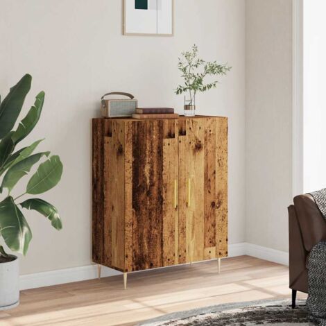 Sideboard Old Wood 69.5x34x90 cm Engineered Wood vidaXL