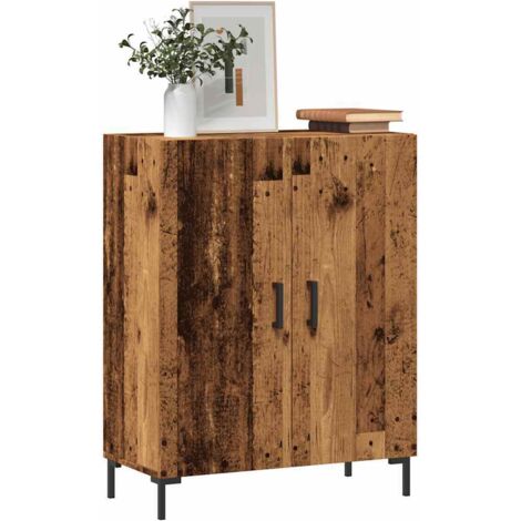 Sideboard Old Wood 69.5x34x90 cm Engineered Wood vidaXL