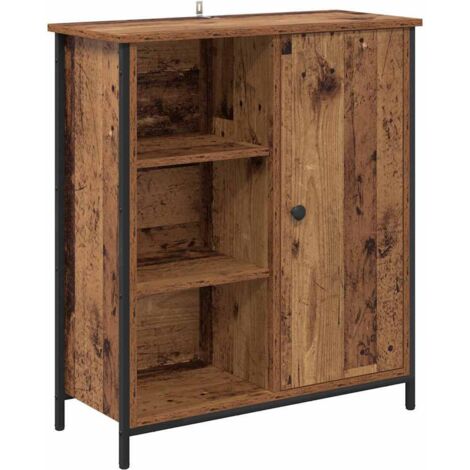 Sideboard Old Wood 70 x 30 x 80 cm Engineered Wood vidaXL