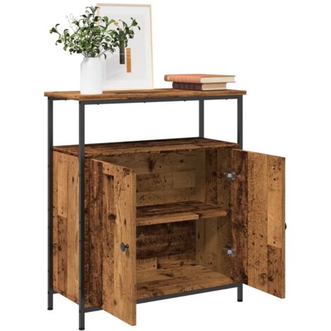 Sideboard Old Wood 70x30x80 cm Engineered Wood vidaXL