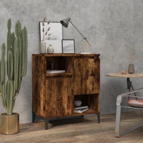 Sideboard Räuchereiche 60x35x70 cm Holzwerkstoff vidaXL