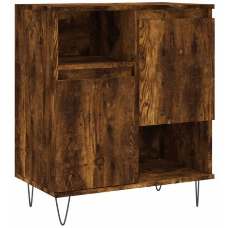 Sideboard Räuchereiche 60x35x70 cm Holzwerkstoff vidaXL
