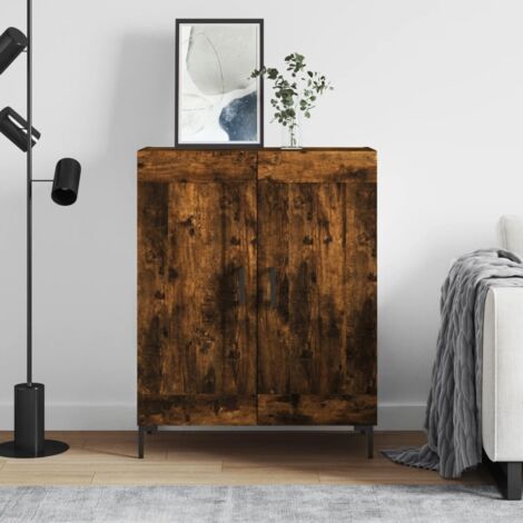 Sideboard Räuchereiche 69,5x34x90 cm Holzwerkstoff vidaXL