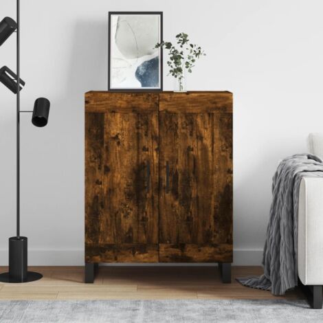 Sideboard Räuchereiche 69,5x34x90 cm Holzwerkstoff vidaXL