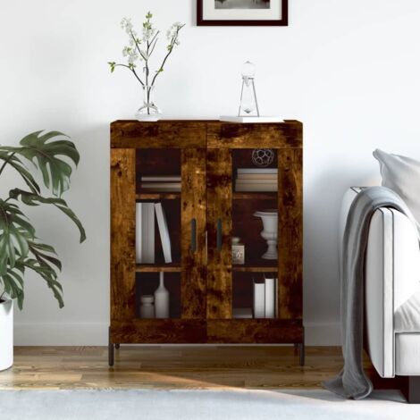 Sideboard Räuchereiche 69,5x34x90 cm Holzwerkstoff vidaXL