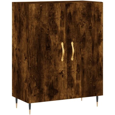 Sideboard Räuchereiche 69,5x34x90 cm Holzwerkstoff vidaXL