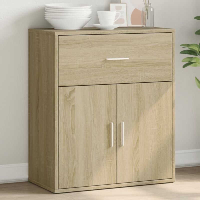 Vidaxl Sideboard Sonoma-eiche 60x31x70 Cm Holzwerkstoff