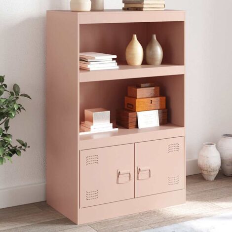 Sideboard Rosa 67x39x107 cm Stahl vidaXL