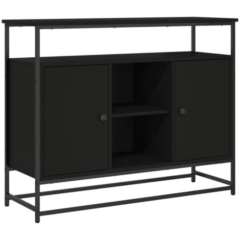 Sideboard Schwarz 100x35x80 cm Holzwerkstoff vidaXL