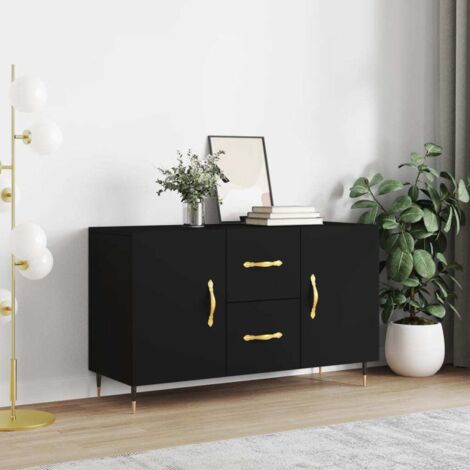 Sideboard Schwarz 100x36x60 cm Holzwerkstoff vidaXL