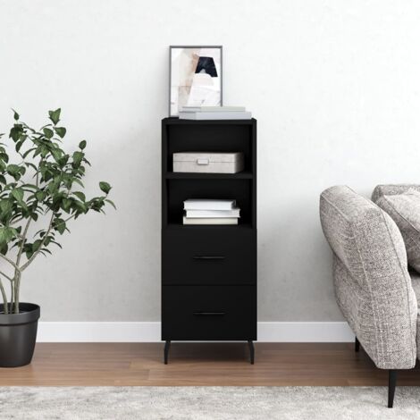 Sideboard Schwarz 34,5x34x90 cm Holzwerkstoff vidaXL
