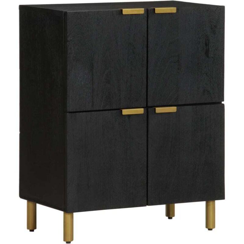 Sideboard Schwarz 60x33x75 Cm Holzwerkstoff Vidaxl