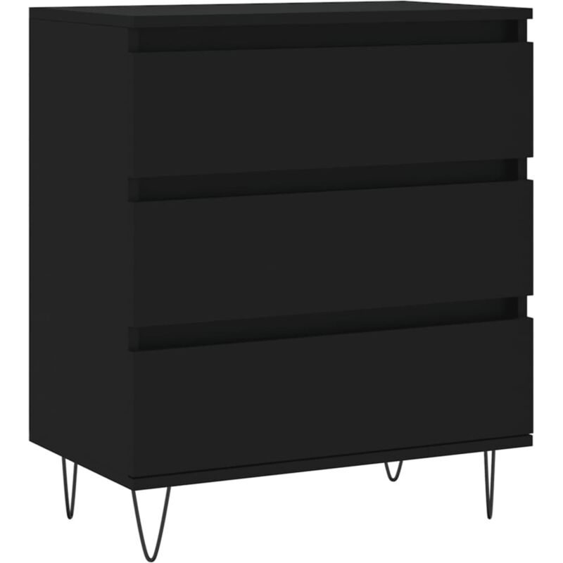Sideboard Schwarz 60x35x70 Cm Holzwerkstoff - Vidaxl