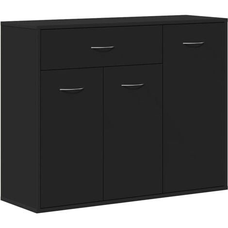 Sideboard Schwarz 88x30x70 cm Holzwerkstoff vidaXL