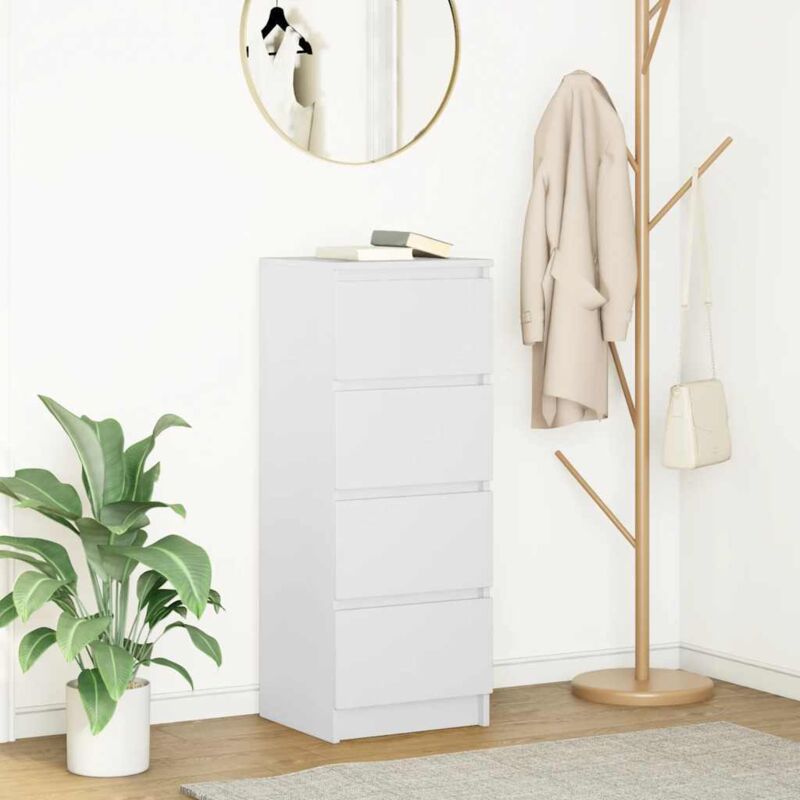 Vidaxl Sideboard Weiß 37, 5x35x99 Cm Holzwerkstoff